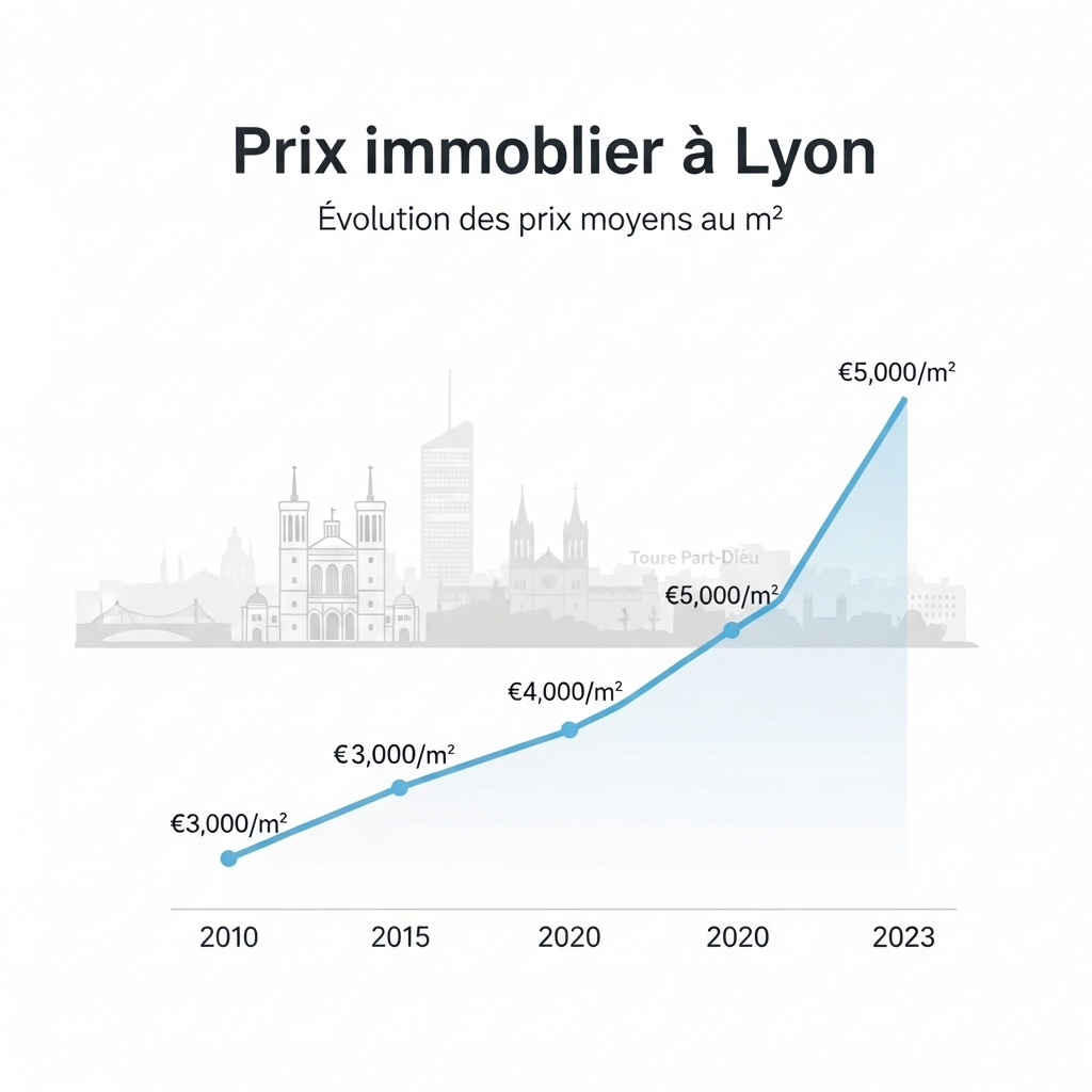 Prix immobilier à Lyon