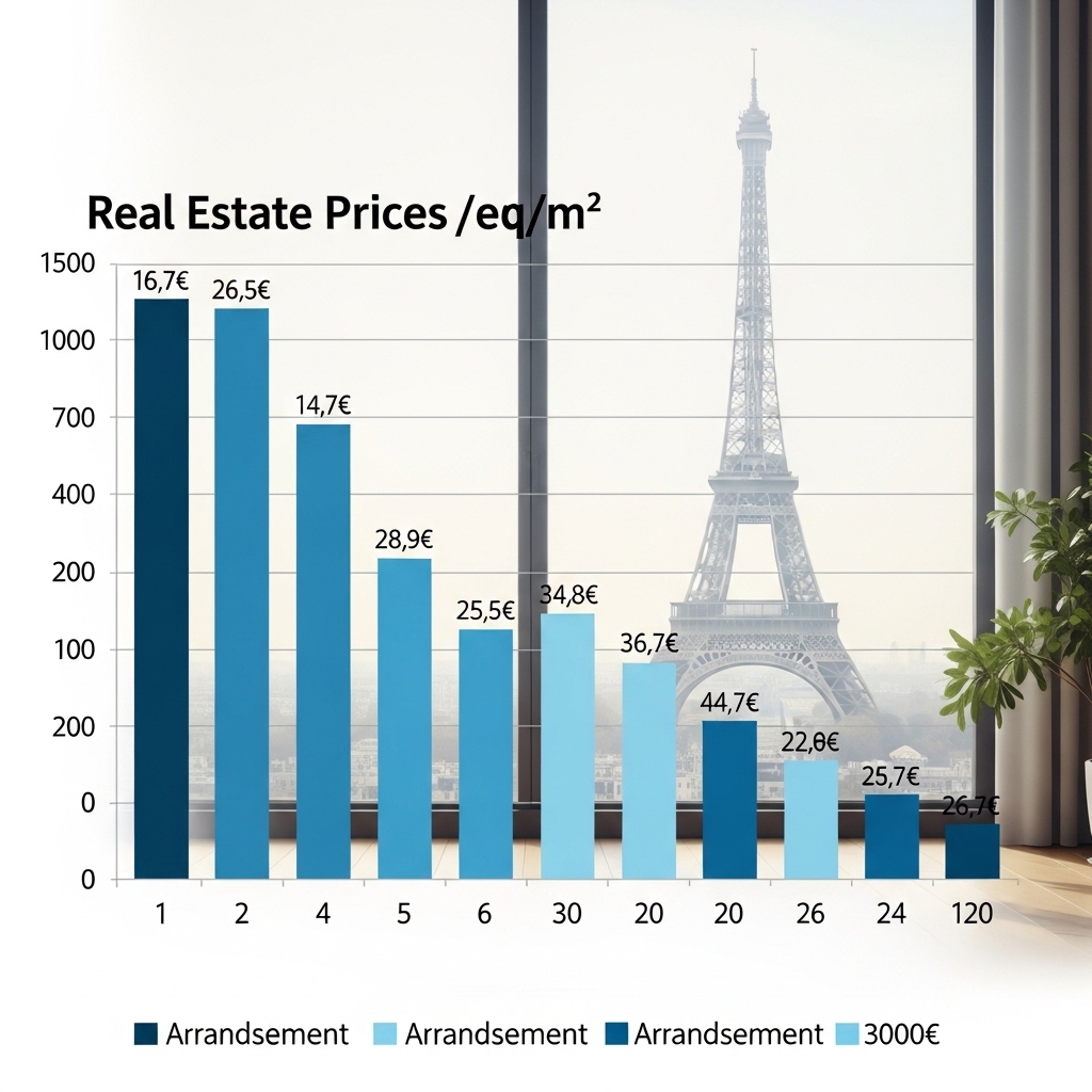 Prix immobilier à Paris