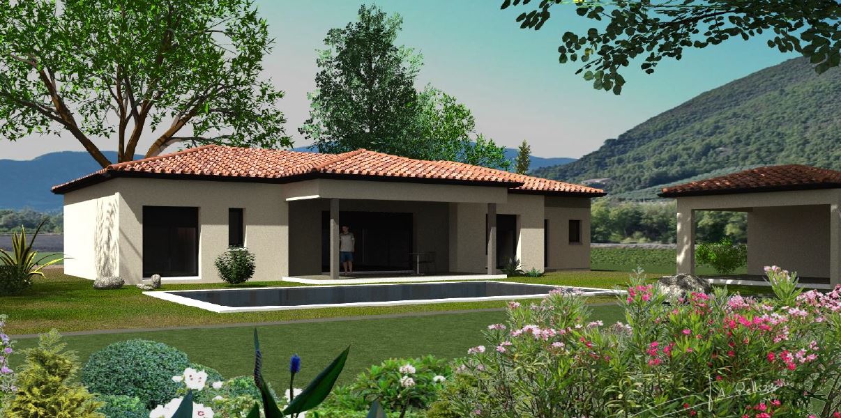 Villa contemporaine Villeneuve-de-Marc 90 m² avec 3 chambres et garage